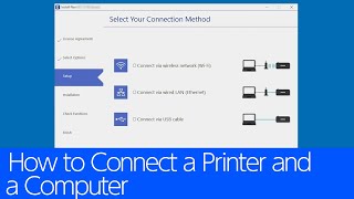 How to Connect a Printer and a Computer [upl. by Ayamahs295]