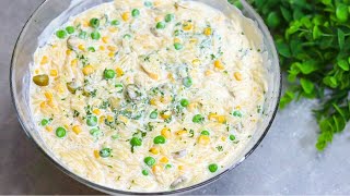 Einfach genial Nudelsalat mit selbstgemachter Mayonnaise ohne Ei – Das perfekte Sommerrezept [upl. by Hnamik]