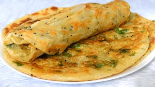 Crispy egg paratha recipe  Homemade restaurantstyle flaky layered egg paratha roll  Anda paratha [upl. by Edy930]