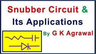 Snubber circuit for thyristor protection applications  power electronics [upl. by Garwood952]