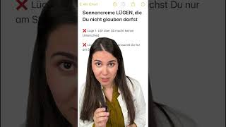 Sonnencreme LÜGEN ❌ [upl. by Asiruam]