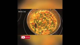 Methi dal recipe  methi leaves recipe  for rotirice  fenugreek leaves  soppina palya  shorts [upl. by Arracahs202]