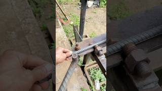 simple way for welder to bend 16mm iron [upl. by Giuseppe]