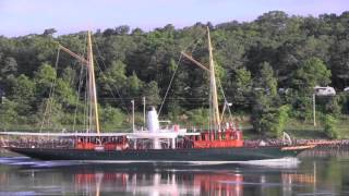 Yacht Cangarda Steams thru The Cape Cod Canal [upl. by Ferdinand229]