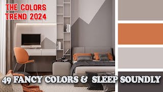 49 TRENDY Modern Bedroom Color Combination 2024 For Sleep And Rest [upl. by Rachael]