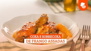 Coxa e sobrecoxa de frango assadas — Receitas TudoGostoso [upl. by Yeslehc196]