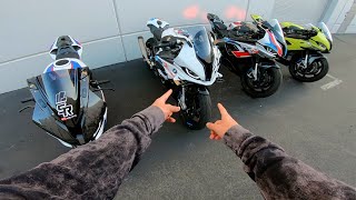 BMW S1000RR M VS M1000RR [upl. by Killian]