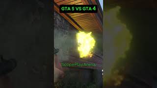 Rocket vs Vehicle GTA 5 vs GTA 4 Explosion Showdown 🚀💥 Shorts gta gta4 gta5 [upl. by Zelma]