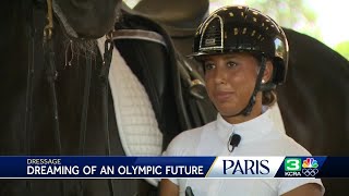 Elk Grove dressage athlete Genay Vaughn aims to compete in LA Olympics [upl. by Haleelahk]