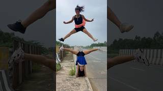 Mere upr kud gyi 😧 shorts ytshorts parkour couplegoals viralvideo [upl. by Beverlie]