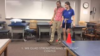 Gait treatment CVA patient PT730 [upl. by Esyahc]