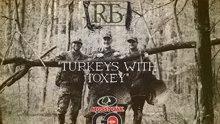 Alabama Turkey Hunting 2023 • quotTURKEYS WITH TOXEYquot Mossy Oak’s Toxey Haas • GIANT SPURS [upl. by Dwain589]