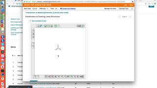 Using the Drawing Tool in MasteringChemistry [upl. by Enylekcaj]