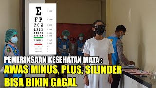 BEGINI PEMERIKSAAN TES MATA POLISI [upl. by Einnalem]