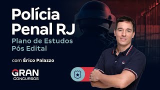 Concurso Polícia Penal RJ Plano de Estudos PósEdital [upl. by Jaquith]