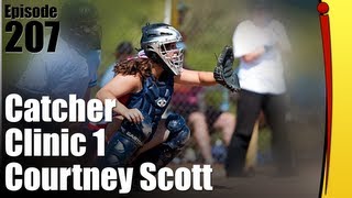 Fastpitch Softball Catchers Clinic Part 1  Courtney Scott [upl. by Onailerua]