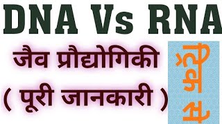 RNA तथा DNA में अंतर DNAऔर RNA mbbs cupboard cbscboard जैवप्रौधोगिकी  differenceRNA और DNA [upl. by Marcelia]