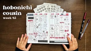 Weekly Plan with Me Etsy Shop Owner  Work Planner  Hobonichi Cousin [upl. by Lenora378]