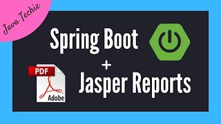 Spring Boot  Jasper Report  Example  JavaTechie [upl. by Attenor]