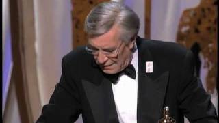 Martin Landau Wins Supporting Actor 1995 Oscars [upl. by Dobrinsky]