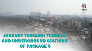 Experience the journey through tunnels amp underground stations from Dharavi to Santacruz [upl. by Nnewg725]