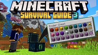 My Ender Chest Shulker Box Setup ▫ Minecraft Survival Guide S3 ▫ Tutorial Lets Play Ep88 [upl. by Som]