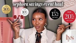 Huge Sephora Haul  Sephora Savings Event  Makeup Skincare Bodycare  Kensthetic [upl. by Ehsrop]