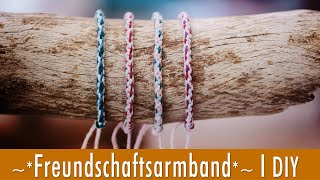 Freundschaftarmband super einfach flechten im StricklieselStyle OHNE Strickliesel  DIY  Armband [upl. by Alvira]