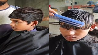 full 1 side cutting ✂️hairsaloon hairstyle viralvideos haircut [upl. by Ettelimay]