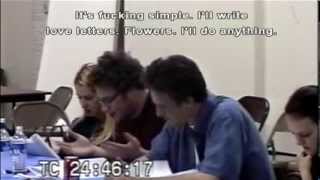 Superbad 2002 Table Read with Seth Rogen and Jason Segel [upl. by Nerrej]