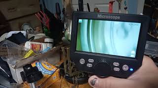 Using a Digital Microscope to repair cuckoo clocks or clocks in general and other items [upl. by Nivel]