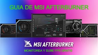 MSI Afterburner 2023 Tutorial para Mejorar tus FPS Gratis  🚀FPS GRATIS CON MSI AFTERBURNER🚀 [upl. by Ynnavoeg531]