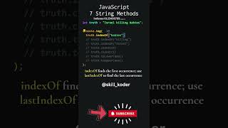 JavaScript  7 String Methods [upl. by Yve]