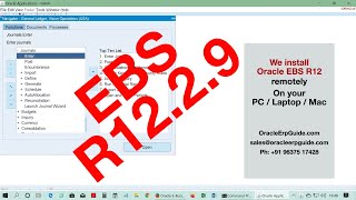 We install Oracle EBS R1229 etc on your Laptop  PC  Mac for INR 10000 after 50 discount [upl. by Saisoj]