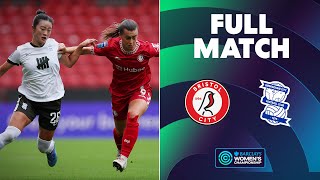 Full Match Bristol City v Birmingham City  Barclays Womens Championship 202425 [upl. by Ayyidas]