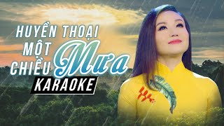 Karaoke HUYỀN THOẠI MỘT CHIỀU MƯA  HOÀNG CHÂU Full Beat [upl. by Lacombe]