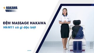 Ghế nệm massage Hakawa HKM11  Xoa bóp bấm huyệt thư giãn toàn thân [upl. by Sheldon]