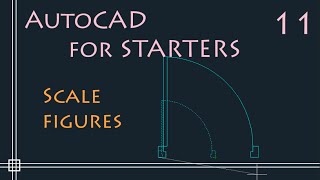 AutoCAD 2D  How to Scale a drawing  PART 1Resize objects [upl. by Zurheide]