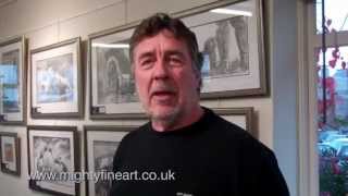 Wildlife Artist Peter Williams Interview at Snape Maltings in Suffolk [upl. by Kono877]