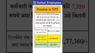 Pension in NPS Contribution is 7350 per month [upl. by Babbie513]