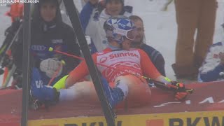 Ski Alpin Mens giant Slalom Adelboden 2run Highlights 2024 [upl. by Gainor381]