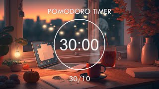 305 Pomodoro Timer  Studying At A Cozy Room with Lofi Mix • Focus Station [upl. by Samaj]