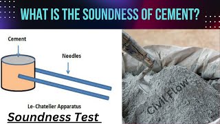 What is the Soundness of Cement cementtest Soundness Test of Cementcement [upl. by Sosthena]