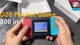 D20 Pocket Handheld Game Console [upl. by Drahser]