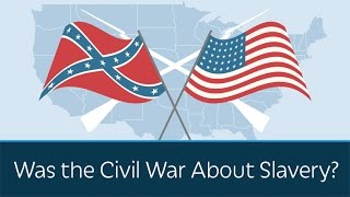 Was the Civil War About Slavery  5 Minute Video [upl. by Nivrehs]