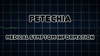 Petechia Medical Symptom [upl. by Studnia]