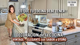 DECORACIÓN de la COCINA con SABOR a OTOÑO🍂IDEAS Elegantes para DECORAR tu COCINA🍂Kitchen Fall Decor [upl. by Lavro691]