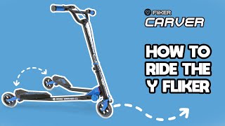 Yvolution Y Fliker 3Wheeled Scooter  Learn to Ride [upl. by Idnod]