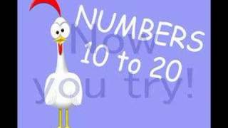 Teaching the numbers 10 to 20 [upl. by Araik]