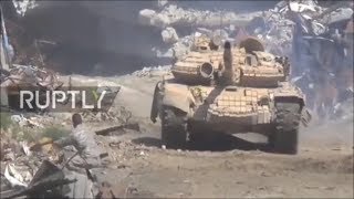 guerre Syrie 28 février 2018 [upl. by Ahsercal74]